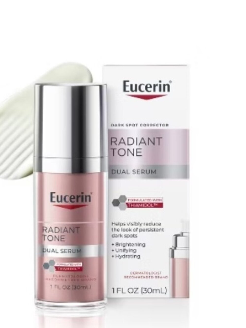 New $40 Eucerin Radiant Tone 4.5 Star Dark Spot Corrector Wrinkle Reducer